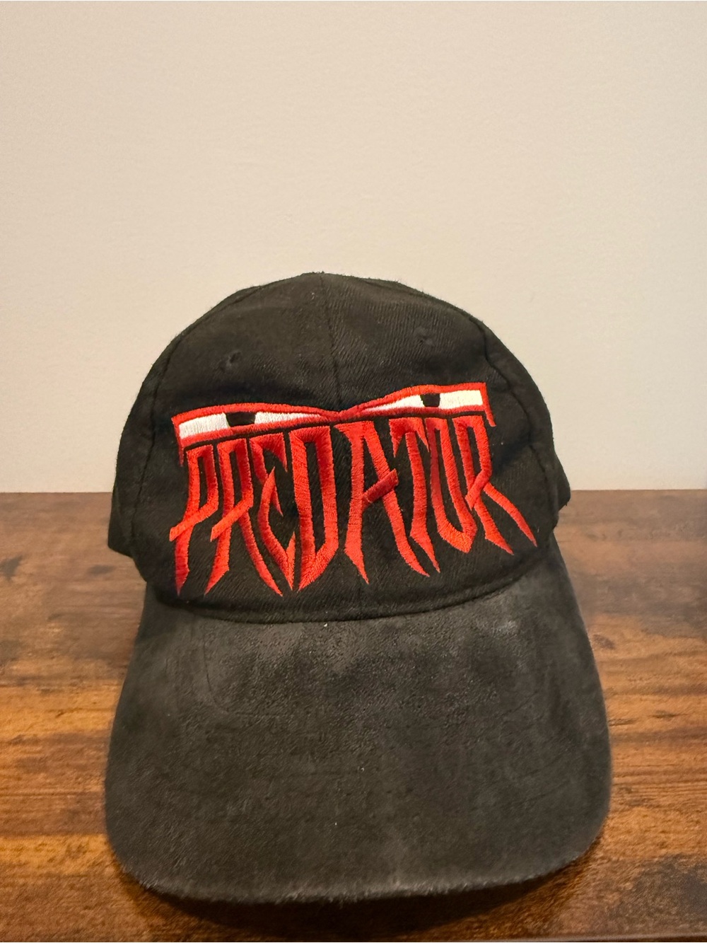 Vintage adidas predator snapback hat.